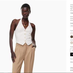 Aritzia - Effortless Pant Gold Camel New with Tags